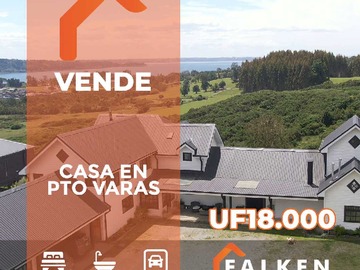 Casa en venta en 400m2 en el Paraiso del Sur (107276), Puerto Varas - 4 dormitorios, 5 baños