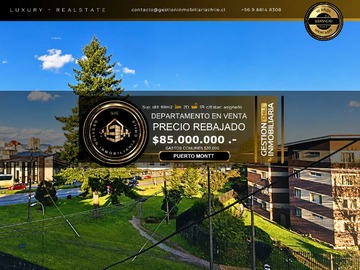 Departamento en venta en Amplio Depto a pasos del Centro Pto. Montt (171378), Puerto Montt - 2 dormitorios, 1 baño