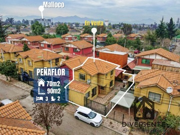 Casa en venta en Pasaje 9 402, Peñaflor, Santiago Metropolitan Region 9750000, Chile, Peñaflor - 3 dormitorios, 2 baños