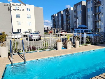 Departamento en arriendo mensual en Cómodo dpto. Semi amoblado 3d1b incluye losggcc (94758), Chiguayante - 3 dormitorios, 1 baño