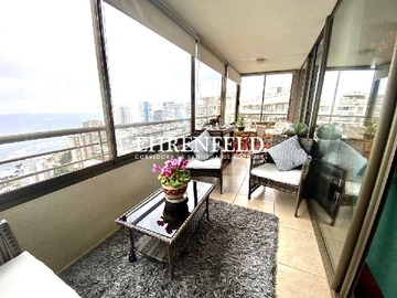 Departamento en venta en Av. costa de Montemar, Concón - 3 dormitorios, 3 baños