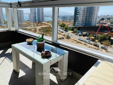 Departamento en arriendo mensual en Arriendo Amoblado Costa 2D 2B 1E vista (155698), Concón - 2 dormitorios, 2 baños