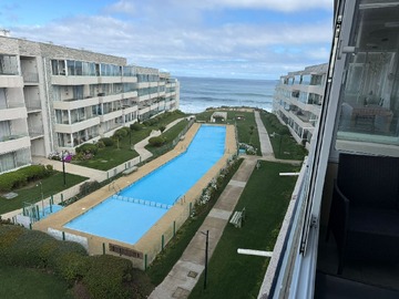 Departamento en arriendo mensual en Arriendo Año Corrido Departamento Amoblado Vista Al Mar - 3 dormitorios, 1 baño