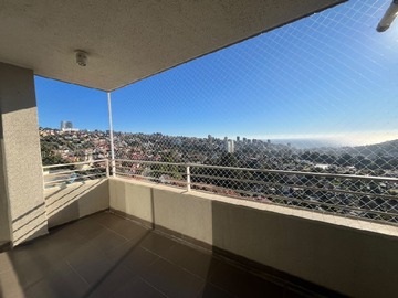 Departamento en arriendo mensual en Reñaca, Viña del Mar - 3 dormitorios, 2 baños