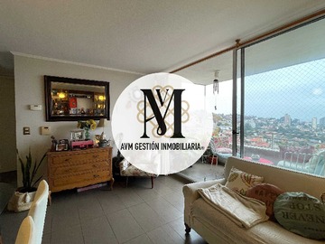 Departamento en venta en Vista al mar, jardin del mar 2d-2b est y bod (168775), Viña del Mar - 2 dormitorios, 2 baños