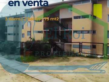 Departamento en venta en Departamento en Venta Belloto, Quilpué - 3 dormitorios, 2 baños