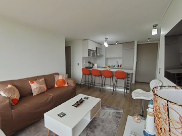 Departamento en arriendo mensual en Arriendo diario de departamento en papudo, pasos de la playa, Zapallar - 2 dormitorios, 2 baños