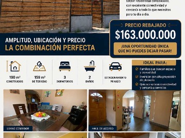 Casa en venta en Amplia Casa Familiar con Jardín Privado (132409), Independencia - 3 dormitorios, 2 baños