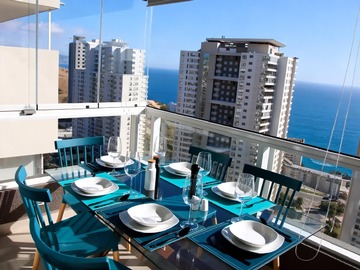 Departamento en arriendo mensual en Costa de Montemar, Concón, Región de Valparaíso 2510000, Chile, Concón - 2 dormitorios, 2 baños