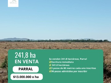 Terreno en venta en Parral, Parral