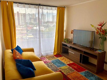 Departamento en arriendo mensual en Arriendo 2D2B Metro Ecuador Estación Central (171896), Estación Central - 2 dormitorios, 2 baños