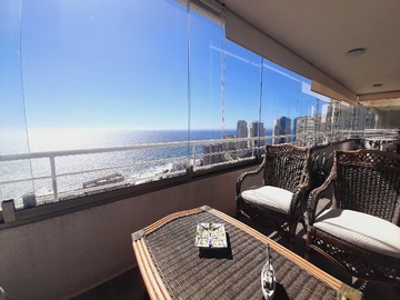 Departamento en venta en Depto tipo penthouse con gran vista al mar (86990), Concón - 4 dormitorios, 4 baños