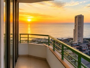 Departamento en arriendo mensual en Paseo baquedano, Iquique - 2 dormitorios, 1 baño