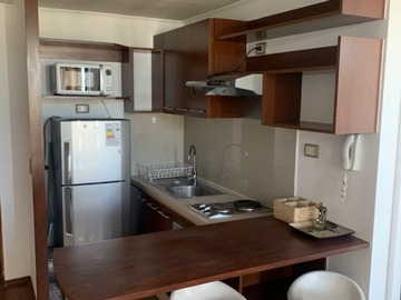Departamento en arriendo mensual en Carmen 110, Santiago - 1 dormitorio, 1 baño