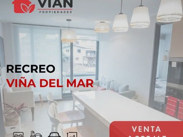 Departamento en venta en Recreo, Viña del Mar - 2 dormitorios, 2 baños