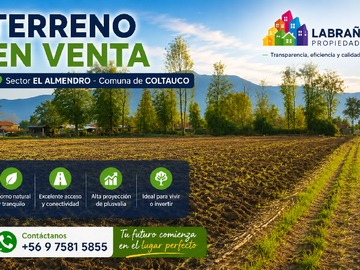 Terreno en venta en Almendro, Coltauco