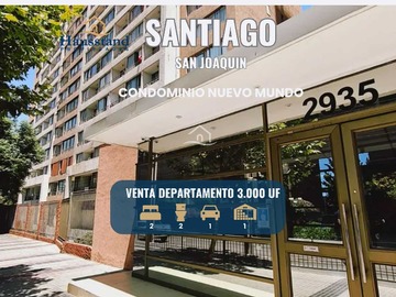 Departamento en venta en “San Joaquín: Ubicación, Estilo y Plusvalía” (172518), San Joaquín - 2 dormitorios, 2 baños
