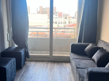 Departamento en arriendo mensual en Nataniel Cox 514, Santiago - 1 dormitorio, 1 baño