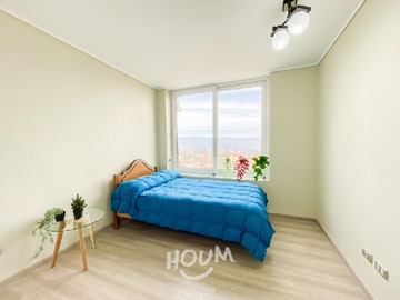Departamento en arriendo mensual en Bremen, Valparaíso - 1 dormitorio, 1 baño