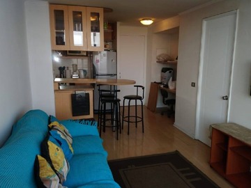 Departamento en arriendo mensual en San Francisco con santa isabel, Santiago - 1 dormitorio, 1 baño