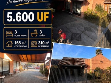 Casa en venta en Hermosa y exclusiva propiedad a la venta en machali, Machalí - 3 dormitorios, 3 baños