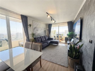 Departamento en venta en Condominio vista albano, La Cisterna - 3 dormitorios, 2 baños