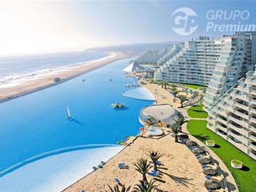 Departamento en venta en San Alfonso del Mar, Algarrobo - 4 dormitorios, 3 baños