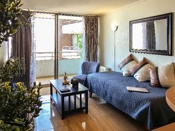 Departamento en arriendo mensual en Vista despejada - Metro Salvador (102278), Providencia - 1 dormitorio, 1 baño