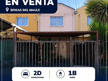 Casa en venta en Portal del maule ii, Talca - 2 dormitorios, 1 baño