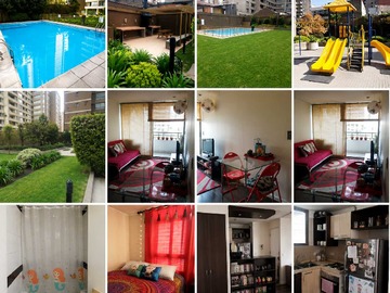 Departamento en venta en Cercano Matro Santa Isabel y U. de Chile (179617), Santiago - 1 dormitorio, 1 baño
