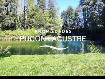 Terreno en venta en Parcela con cabaña y orilla de río (174886), Pucón - 1 dormitorio, 2 baños