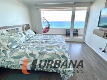 Departamento en venta en Vista al mar aqua resort 3 dorm. 2 baños est. Y bodega, La Serena - 3 dormitorios, 2 baños