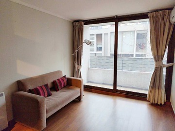 Departamento en arriendo mensual en Impecable dp.1dor semi amobl.Metro toesca (178592), Santiago - 1 dormitorio, 1 baño