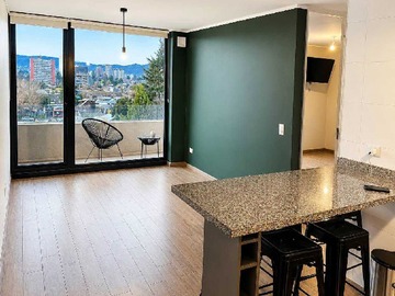 Departamento en arriendo mensual en Se arrienda depto edif. Sangers (178484), Temuco - 2 dormitorios, 1 baño