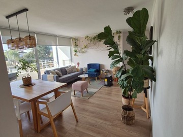 Departamento en arriendo mensual en A 4 cuadras del centro de quilpué, Quilpué - 2 dormitorios, 2 baños