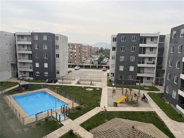 Departamento en arriendo mensual en Jardines de Lo Campino, Quilicura - 3 dormitorios, 2 baños