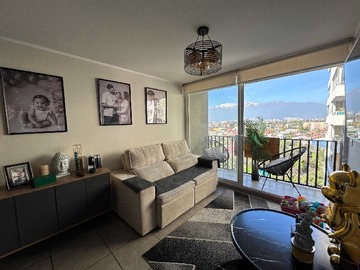 Departamento en venta en Amplio y con hermosa vista (118564), La Cisterna - 2 dormitorios, 1 baño