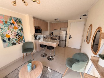 Departamento en arriendo mensual en Santa Isabel 920, Santiago - 1 dormitorio, 1 baño