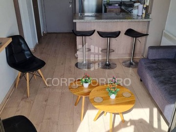 Departamento en venta en Depto. Amoblado de 2d+1b y terraza cerca de metro ecuador, Estación Central - 2 dormitorios, 1 baño