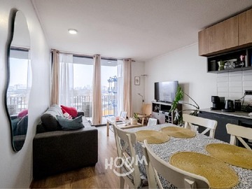 Departamento en arriendo mensual en Zañartu, Ñuñoa - 2 dormitorios, 2 baños