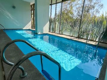 Departamento en arriendo mensual en Depto Amoblado Piso 16 con Vista Despejada a la Cordillera. - 1 dormitorio, 1 baño