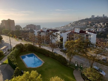 Departamento en arriendo mensual en Av. Jardín del Mar, Viña del Mar - 4 dormitorios, 3 baños
