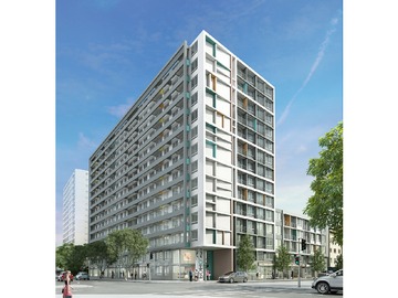 Departamento en arriendo mensual en Metro santa ana, Santiago - 1 dormitorio, 1 baño