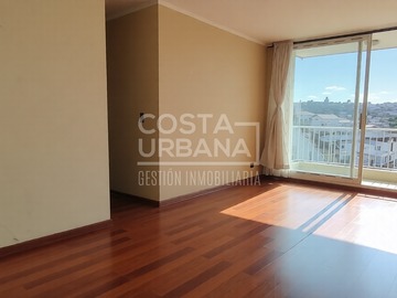 Departamento en arriendo mensual en Padre René Pienovi, Viña del Mar - 3 dormitorios, 2 baños