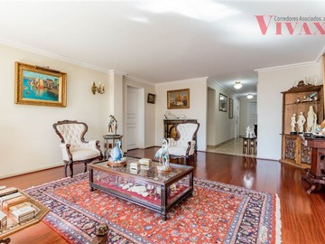 Departamento en venta en Metro el golf, Las Condes - 4 dormitorios, 4 baños