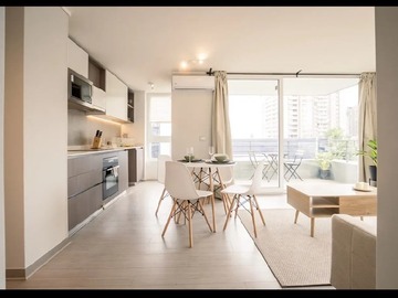 Departamento en arriendo mensual en Metro Irarrázaval, Ñuñoa - 2 dormitorios, 2 baños