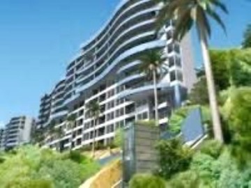 Departamento en arriendo mensual en Arriendo Depto Euromarina II/ Reñaca - 2 dormitorios, 1 baño
