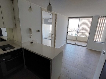 Departamento en arriendo mensual en Piso 26 | Buena Terraza | Piscina + gym + Salone (182270), Providencia - 1 dormitorio, 1 baño