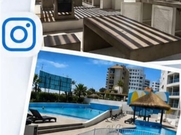 Departamento en arriendo mensual en Condominio aqcua, La Serena - 2 dormitorios, 2 baños