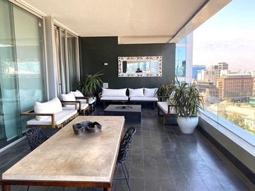 Departamento en arriendo mensual en Hotel w, Las Condes - 2 dormitorios